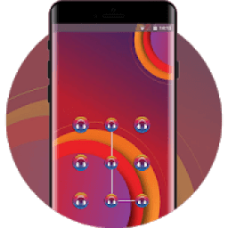 Lock theme for bright red jio phone wallpaper आइकन