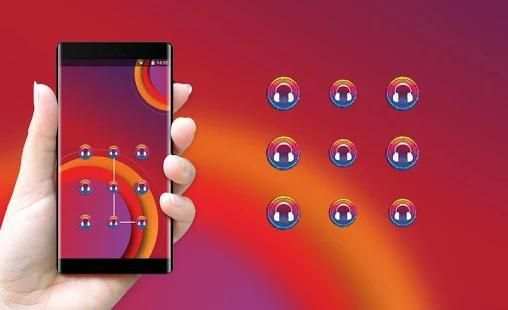 Lock theme for bright red jio phone wallpaper स्क्रीनशॉट 1