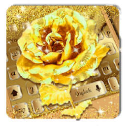 ikon 3D Golden Rose Keyboard