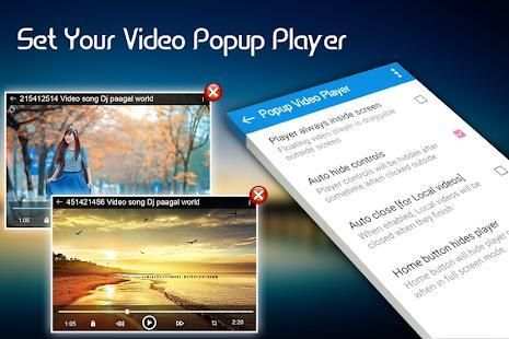 Video Popup Player - Floating Video Player screenshot 1