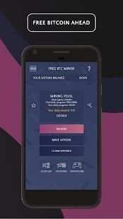Free Bitcoin - Pool Miner App screenshot 1