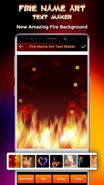 Fire Name Art Text Maker screenshot 5