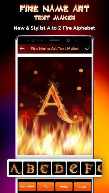 Fire Name Art Text Maker screenshot 4