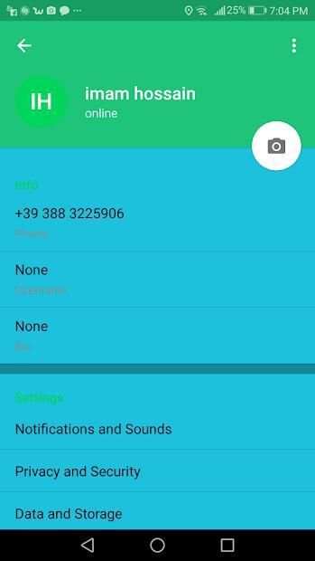 fast messenger chat call screenshot 2