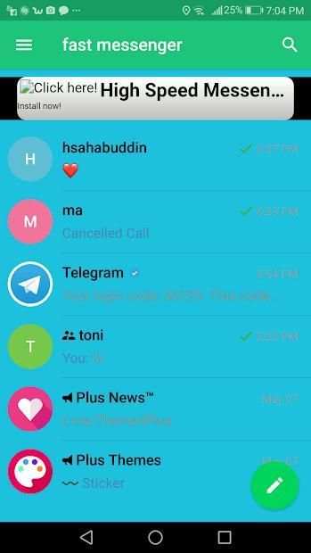 fast messenger chat call screenshot 4