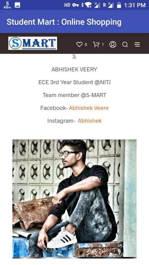 Student Mart : Online Shopping App screenshot 1