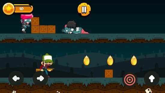 Zombie Horror Hunter Zombie 2d shooter Game screenshot 2