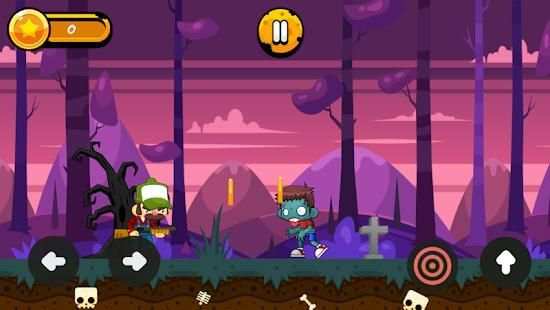 Zombie Horror Hunter Zombie 2d shooter Game screenshot 1