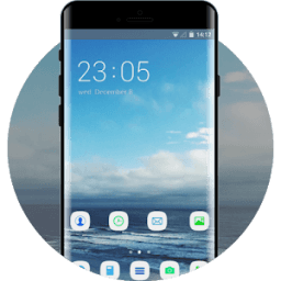 Ocean blue theme sky cloud wallpaper icon