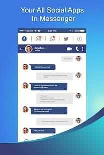All New Messenger for Social Apps 2018 screenshot 5
