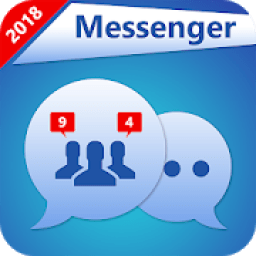 All New Messenger for Social Apps 2018 आइकन