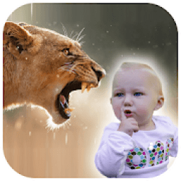 Animal Photo Frame Editor- Wild Animal Photo Maker आइकन