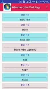 Computer Shortcut keys screenshot 9