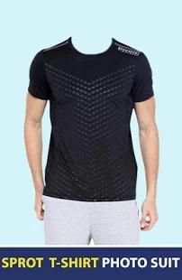 Man Sport T Shirt Photo Suit Editor скриншот 2