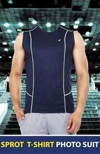Man Sport T Shirt Photo Suit Editor скриншот 4