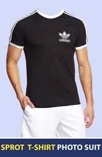 Man Sport T Shirt Photo Suit Editor screenshot 5