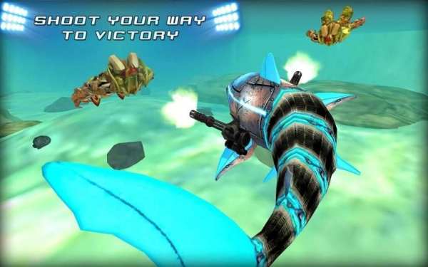 Futuristic Robo Shark : Robot Transformation Game screenshot 10