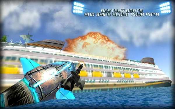Futuristic Robo Shark : Robot Transformation Game screenshot 8