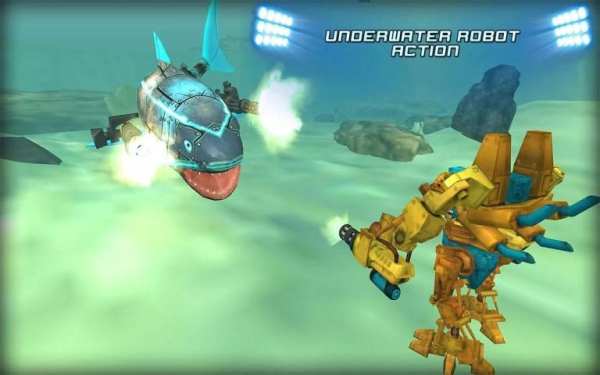 Futuristic Robo Shark : Robot Transformation Game screenshot 9