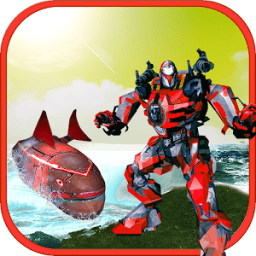 ikon Futuristik Robo Shark: Robot Transformation Game
