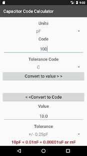 Capacitor Code Calculator screenshot 4