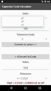 Capacitor Code Calculator screenshot 3