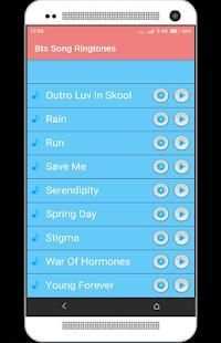 Bts Song Ringtones स्क्रीनशॉट 1