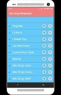 Bts Song Ringtones स्क्रीनशॉट 2