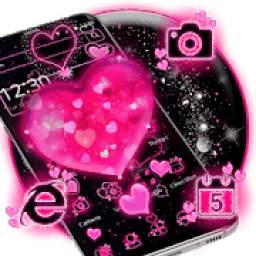 Pink Neon Bright Heart Theme 1.1.2