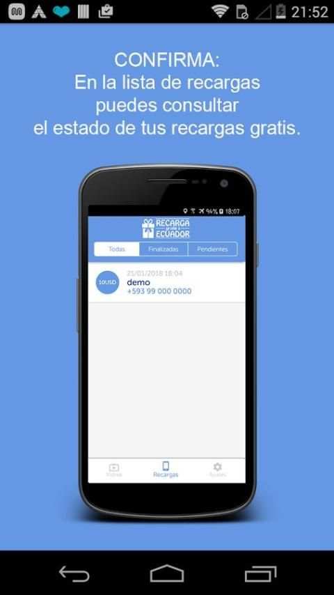 Recargas GRATIS a Ecuador screenshot 3