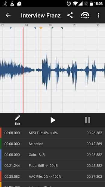 Auphonic Edit screenshot 8