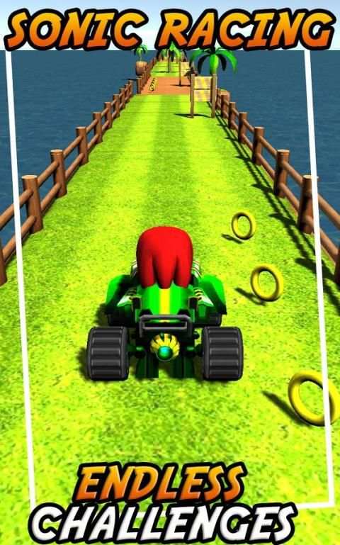 Sonic Chibi Car Racing Boom स्क्रीनशॉट 1