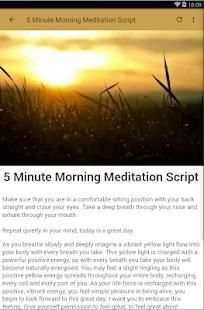 MORNING MEDITATION screenshot 3