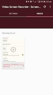 Video Screen Recorder - Screenshot Free screenshot 2