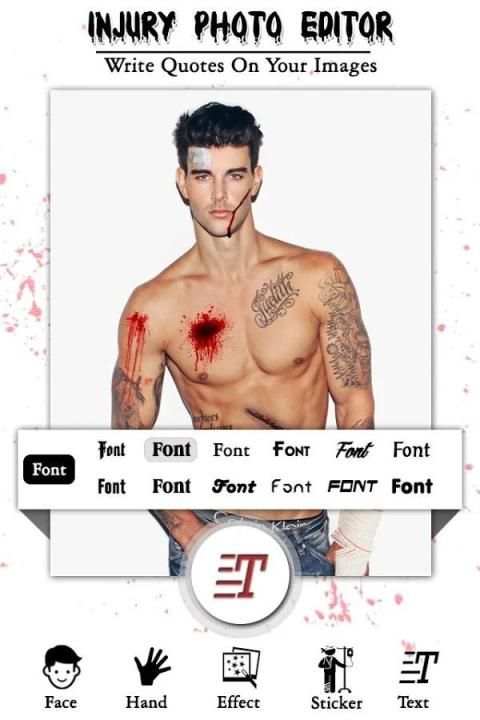 Fake Injury Photo Editor / Injury Photo Editor screenshot 3