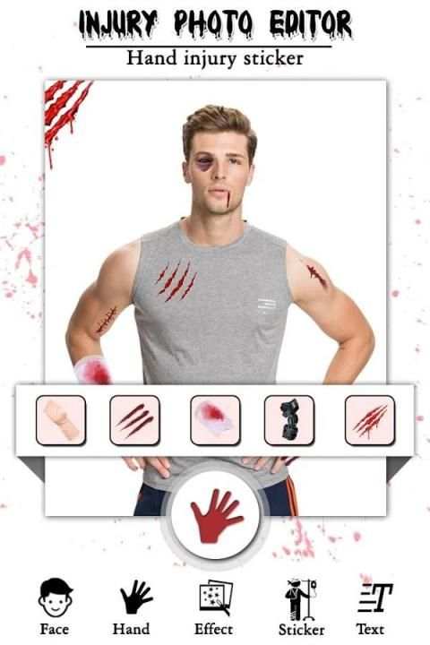 Fake Injury Photo Editor / Injury Photo Editor screenshot 5