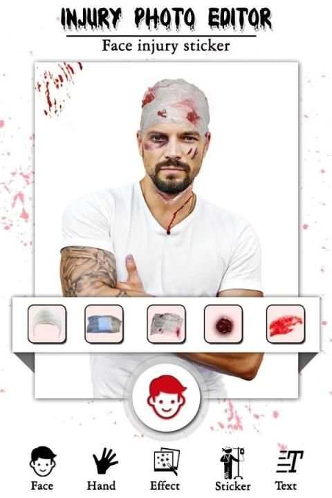 Fake Injury Photo Editor / Injury Photo Editor screenshot 6