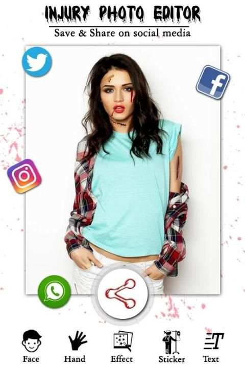 Fake Injury Photo Editor / Injury Photo Editor screenshot 1