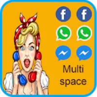 multi social accounts & parallel space 2019