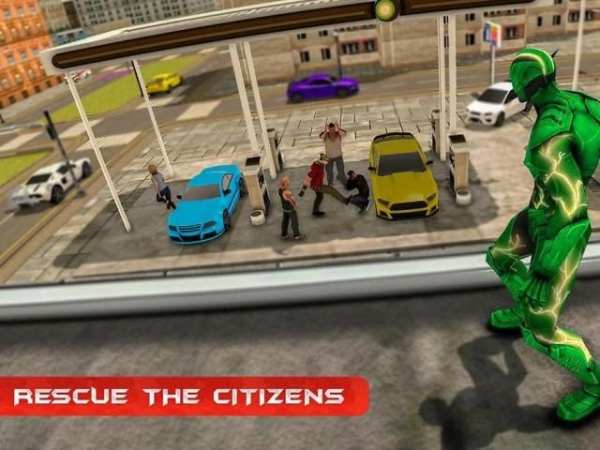 Flash Super Hero Crime City Battle स्क्रीनशॉट 5