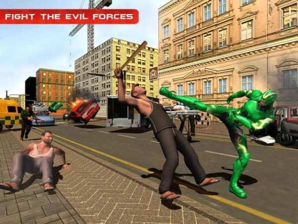 Flash Super Hero Crime City Battle स्क्रीनशॉट 9