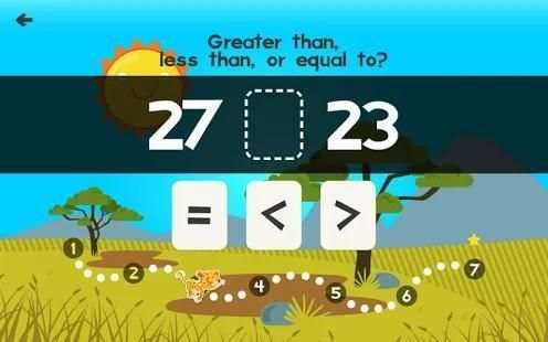 Animal Math First Grade Math Games for Kids Math स्क्रीनशॉट 4