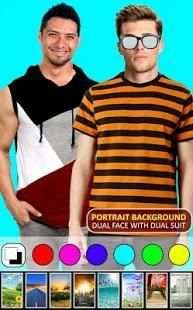 Man Stylish T-Shirt Dual Suit Photo Editor 4 تصوير الشاشة