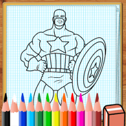Super Hero Coloring icon