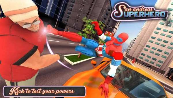 San Andreas Superhero Games : Rope Hero स्क्रीनशॉट 2