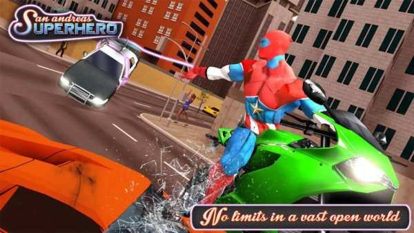 San Andreas Superhero Games : Rope Hero स्क्रीनशॉट 5