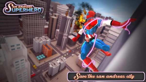 San Andreas Superhero Games : Rope Hero screenshot 4