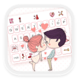 ikon Romantic Lover - Emoji Keyboard, keyboard theme