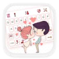 Romantic Lover - Emoji Keyboard, keyboard theme on 9Apps
