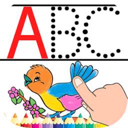 ABC Alphabet Writing & Animals Coloring
